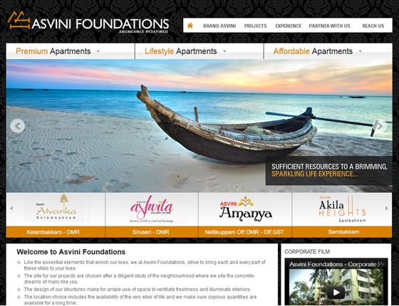 Our Client Sites: Asvini Foundation Website- by Opendesigns